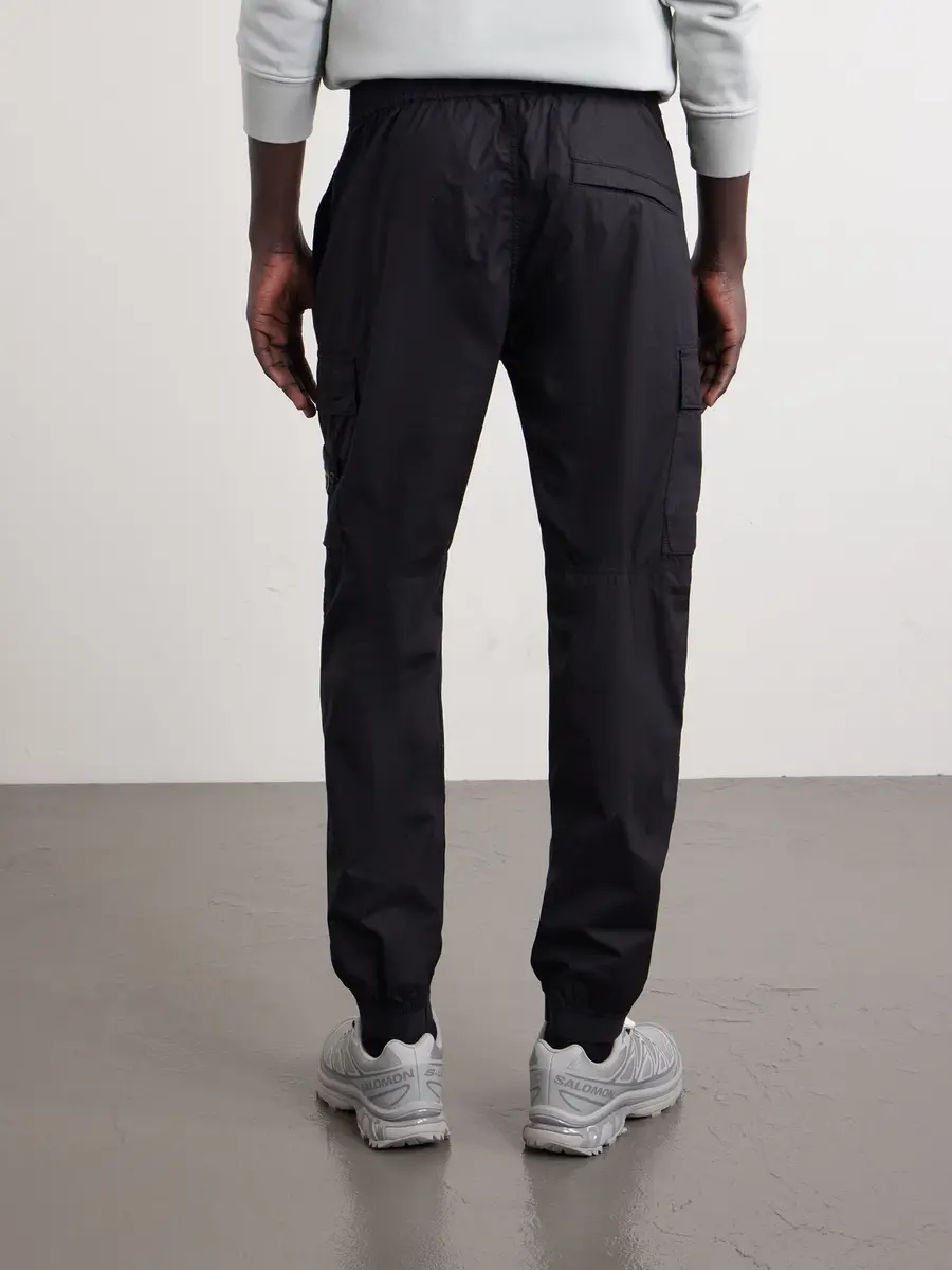 Stone Island Tapered Stretch-Cotton Shell Cargo Trousers - Men | Thumbnail 4 Stone Island Tapered Stretch-Cotton Shell Cargo Trousers - Men | Thumbnail 4