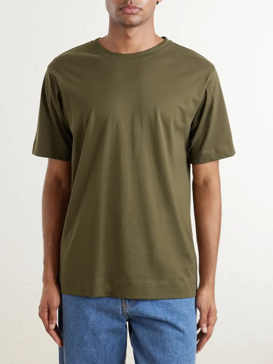 Dries Van Noten Hertz Cotton-Jersey T-Shirt - Men | Thumbnail 3 Dries Van Noten Hertz Cotton-Jersey T-Shirt - Men | Thumbnail 3