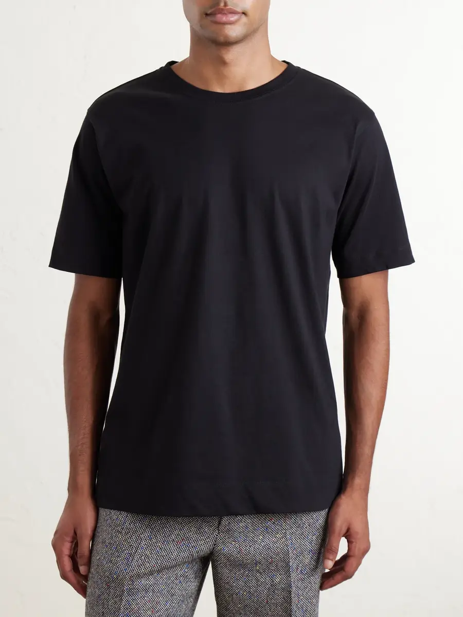 Dries Van Noten Hertz Cotton-Jersey T-Shirt - Men | Thumbnail 3 Dries Van Noten Hertz Cotton-Jersey T-Shirt - Men | Thumbnail 3