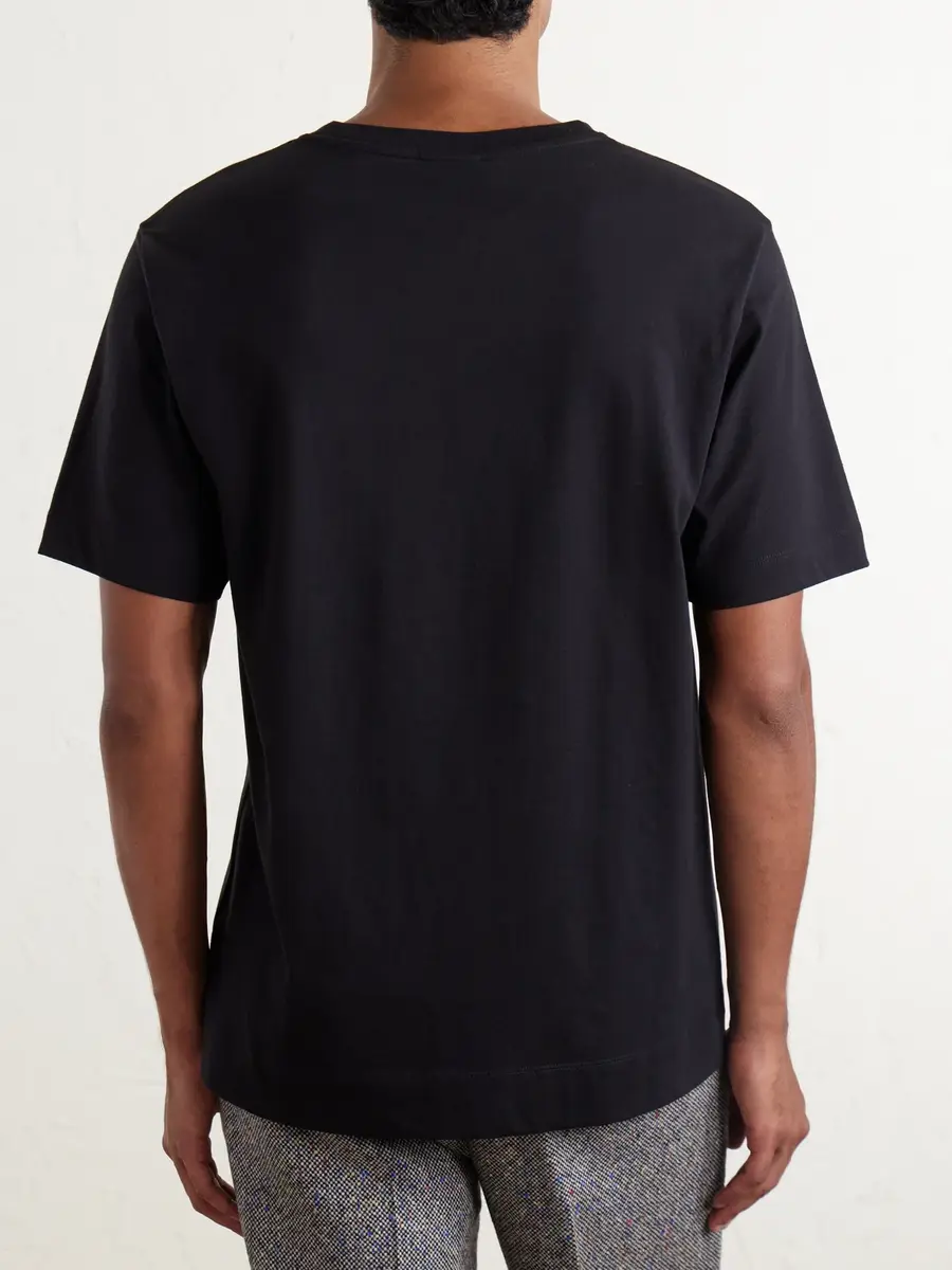 Dries Van Noten Hertz Cotton-Jersey T-Shirt - Men | Thumbnail 4 Dries Van Noten Hertz Cotton-Jersey T-Shirt - Men | Thumbnail 4