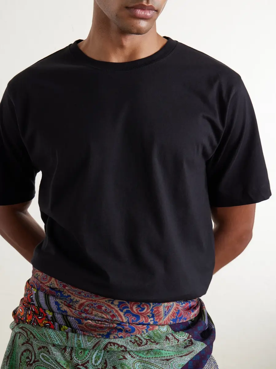 Dries Van Noten Hertz Cotton-Jersey T-Shirt - Men | Thumbnail 5 Dries Van Noten Hertz Cotton-Jersey T-Shirt - Men | Thumbnail 5