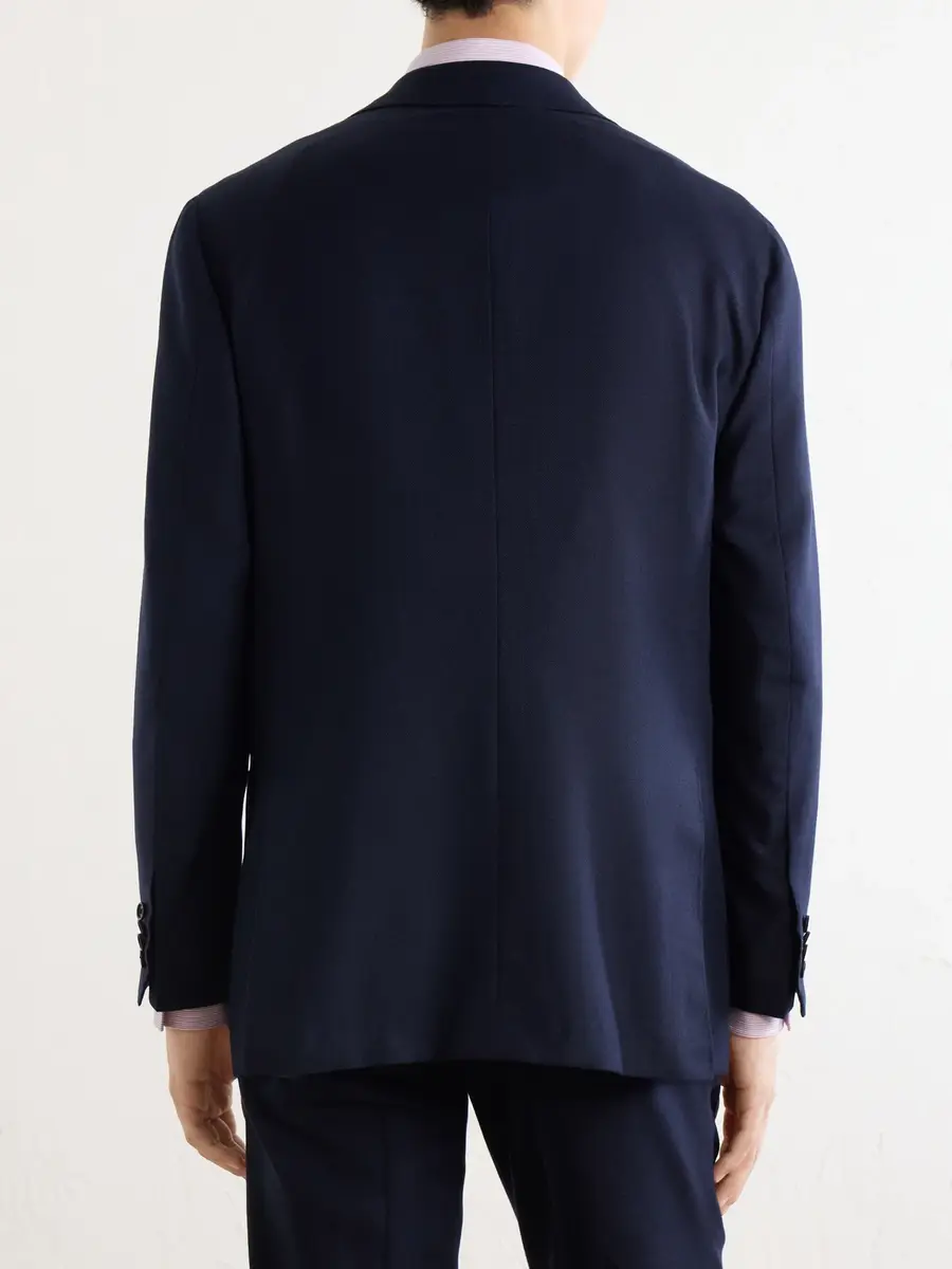 Kiton Virgin Wool Suit Jacket - Men | Thumbnail 4 Kiton Virgin Wool Suit Jacket - Men | Thumbnail 4