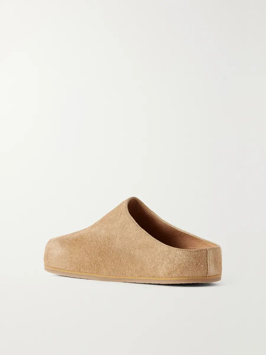 Studio Nicholson Suede Clogs - Men | Thumbnail 4 Studio Nicholson Suede Clogs - Men | Thumbnail 4