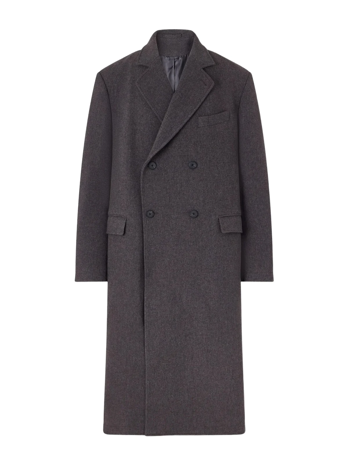 Conference Double-Breasted Wool Coat - Men Conference Double-Breasted Wool Coat - Men