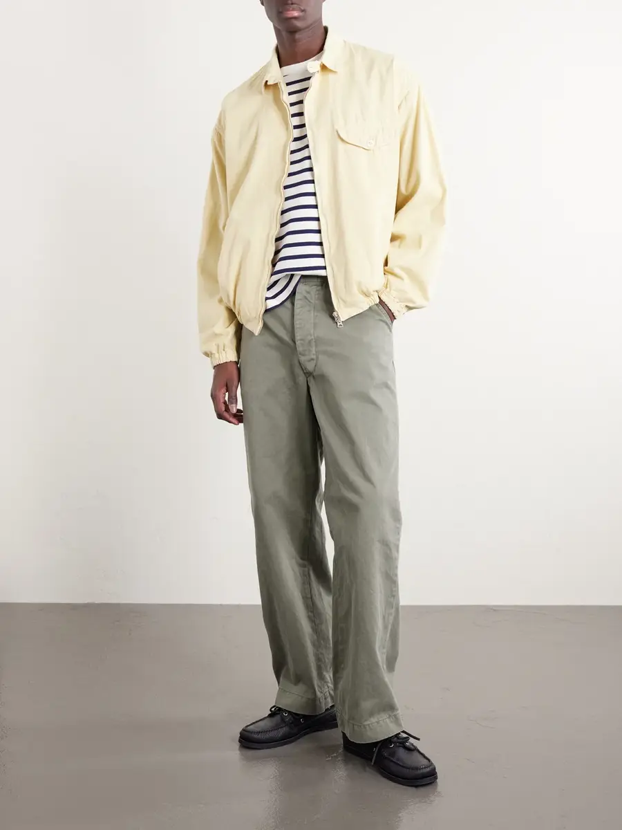 Remi Relief Straight-Leg Cotton Trousers - Men | Thumbnail 2 Remi Relief Straight-Leg Cotton Trousers - Men | Thumbnail 2