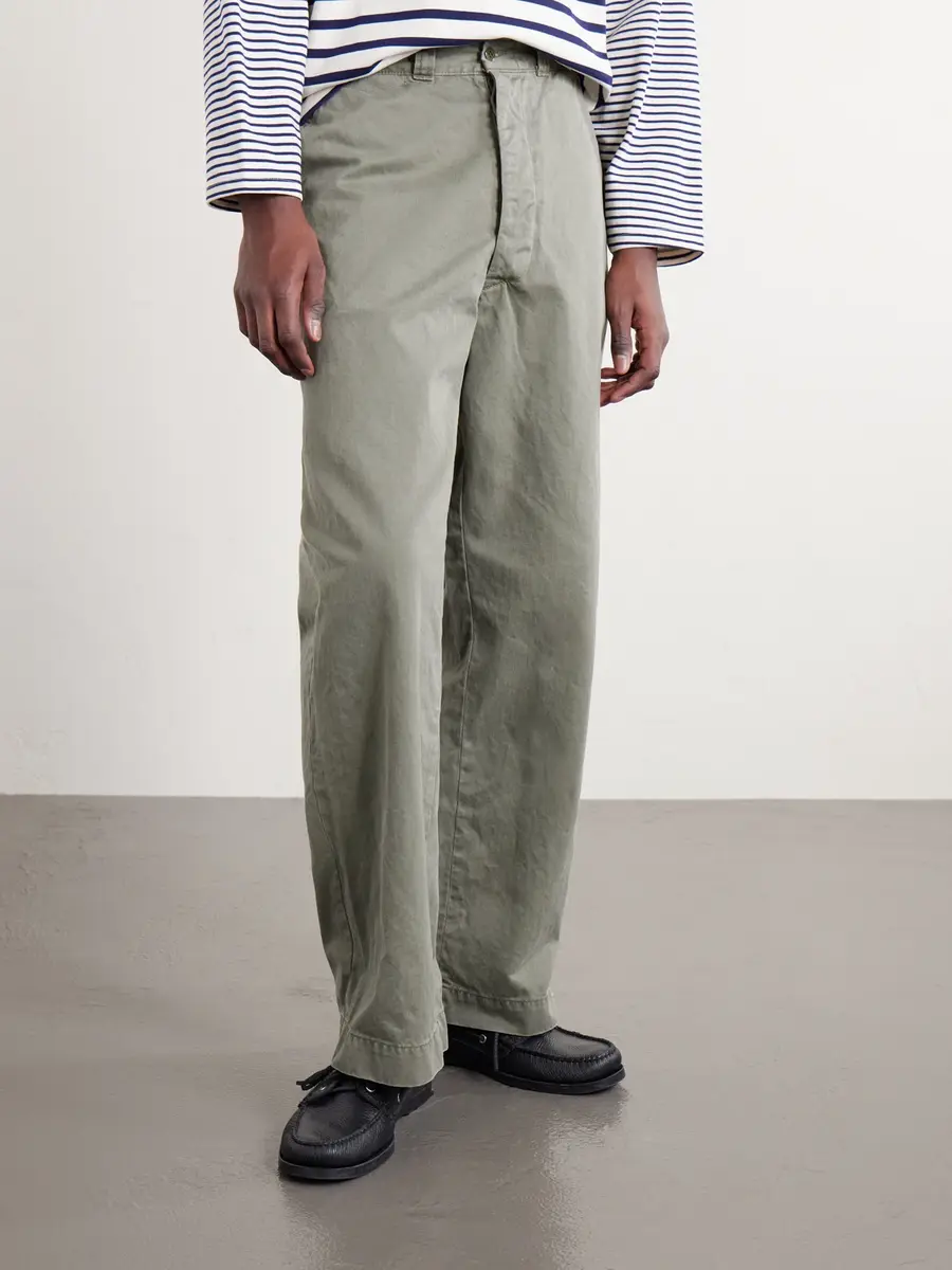 Remi Relief Straight-Leg Cotton Trousers - Men | Thumbnail 3 Remi Relief Straight-Leg Cotton Trousers - Men | Thumbnail 3