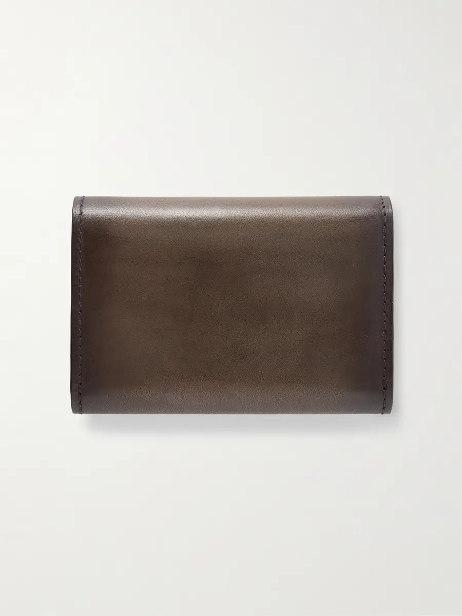 Berluti Imbuia Gaspard Venezia Leather Cardholder - Men | Thumbnail 2