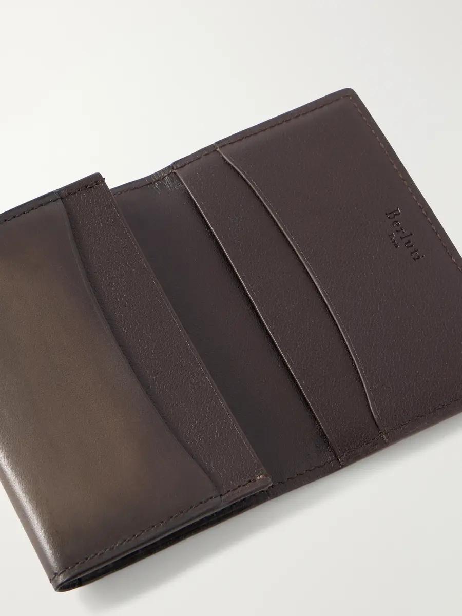 Berluti Imbuia Gaspard Venezia Leather Cardholder - Men | Thumbnail 4