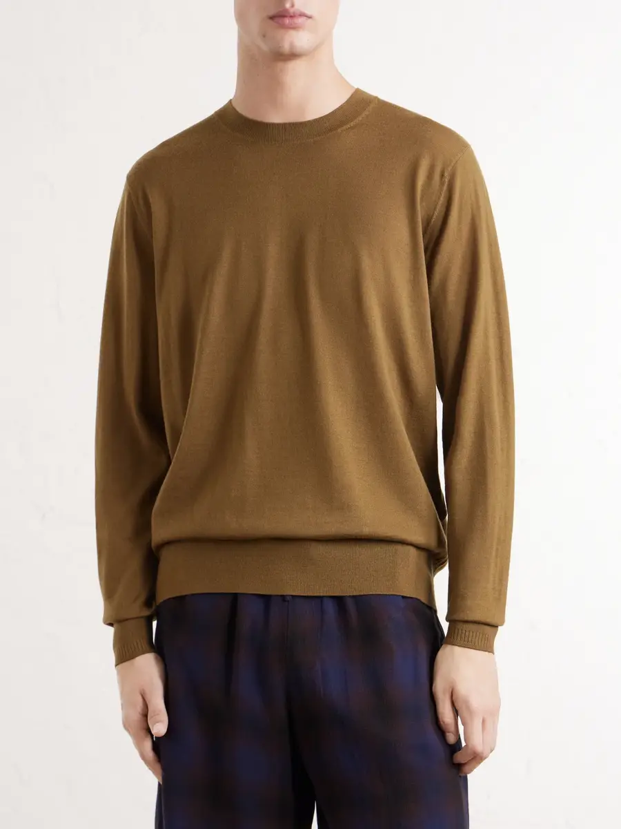 Dries Van Noten Merino Wool Sweater - Men | Thumbnail 3 Dries Van Noten Merino Wool Sweater - Men | Thumbnail 3