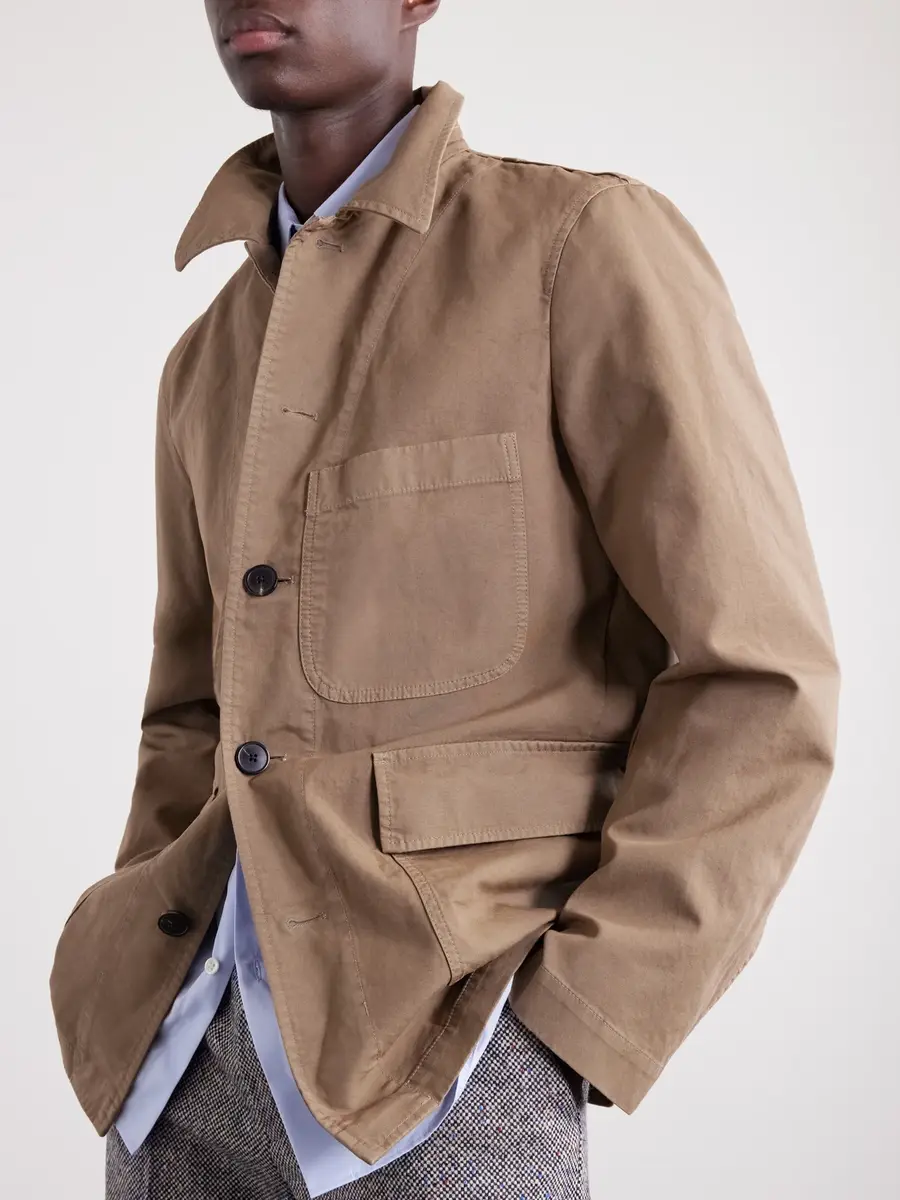 Dries Van Noten Braxton Garment-Dyed Cotton Jacket - Men | Thumbnail 5 Dries Van Noten Braxton Garment-Dyed Cotton Jacket - Men | Thumbnail 5