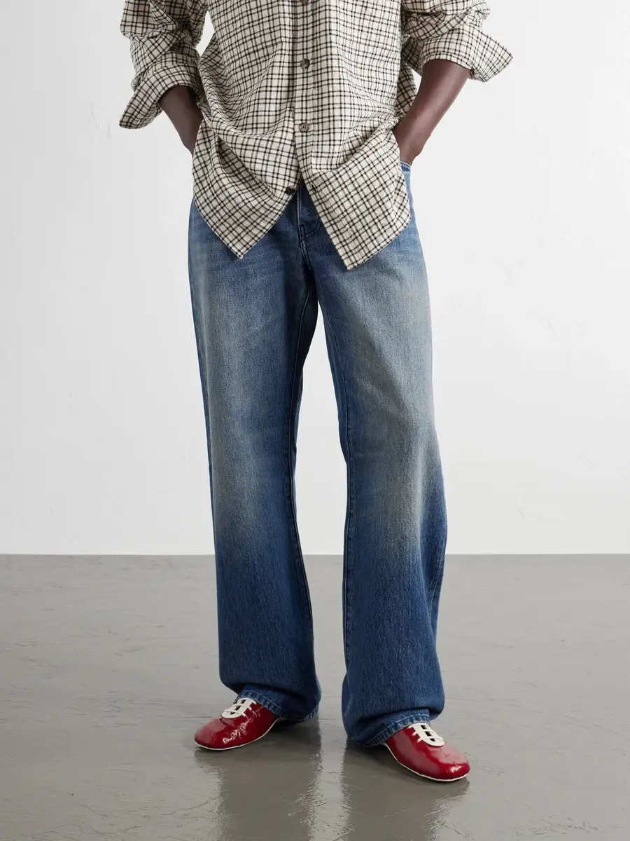 Dries Van Noten Glossed Leather Sneakers - Men | Thumbnail 2 Dries Van Noten Glossed Leather Sneakers - Men | Thumbnail 2