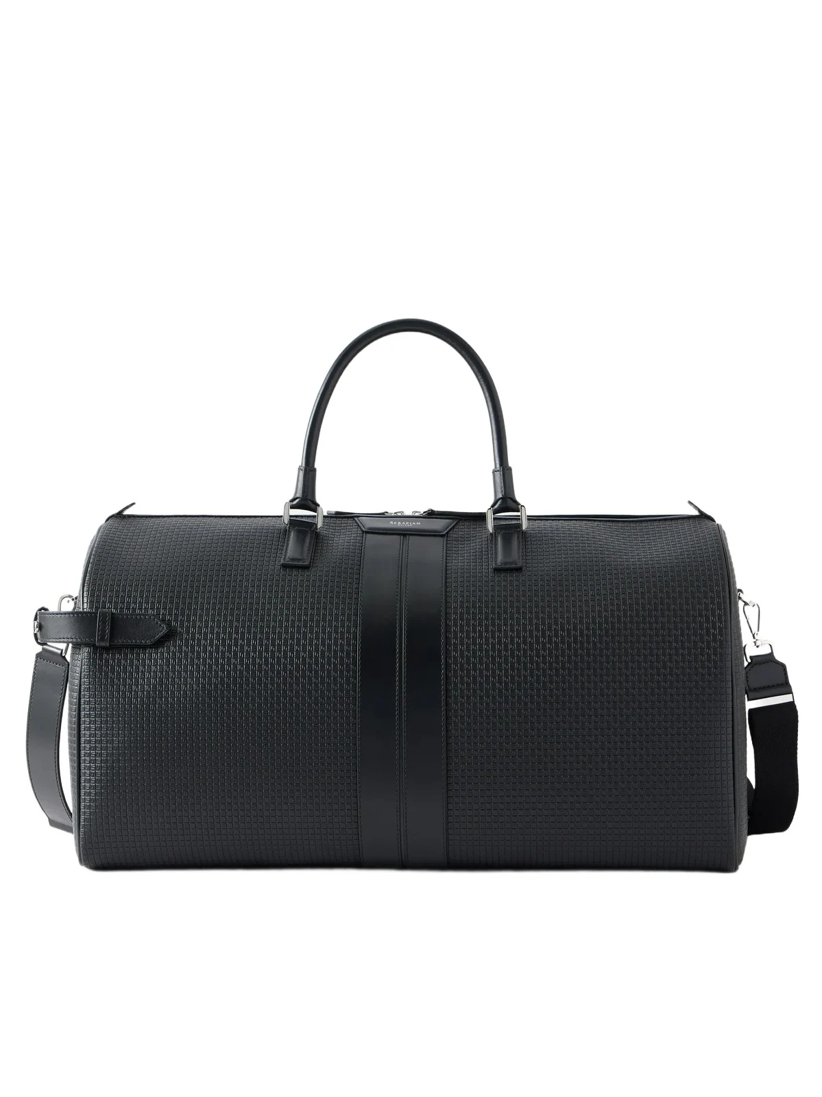 Serapian Holdall Leather-Trimmed Coated-Canvas Bag - Men