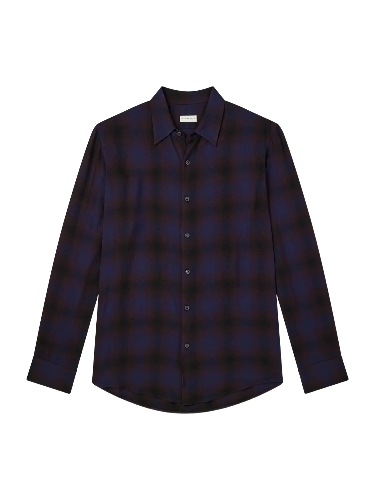 Checked Twill Shirt - Men Checked Twill Shirt - Men
