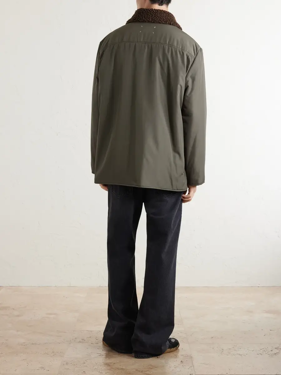 Maison Margiela Hunting Plush-Trimmed Shell Jacket - Men | Thumbnail 4