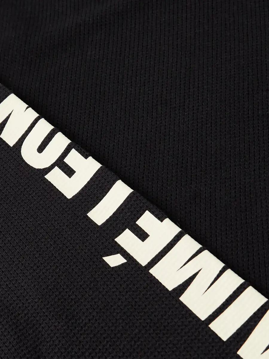 Aimé Leon Dore Logo-Print Waffle-Knit Cotton T-Shirt - Men | Thumbnail 4 Aimé Leon Dore Logo-Print Waffle-Knit Cotton T-Shirt - Men | Thumbnail 4