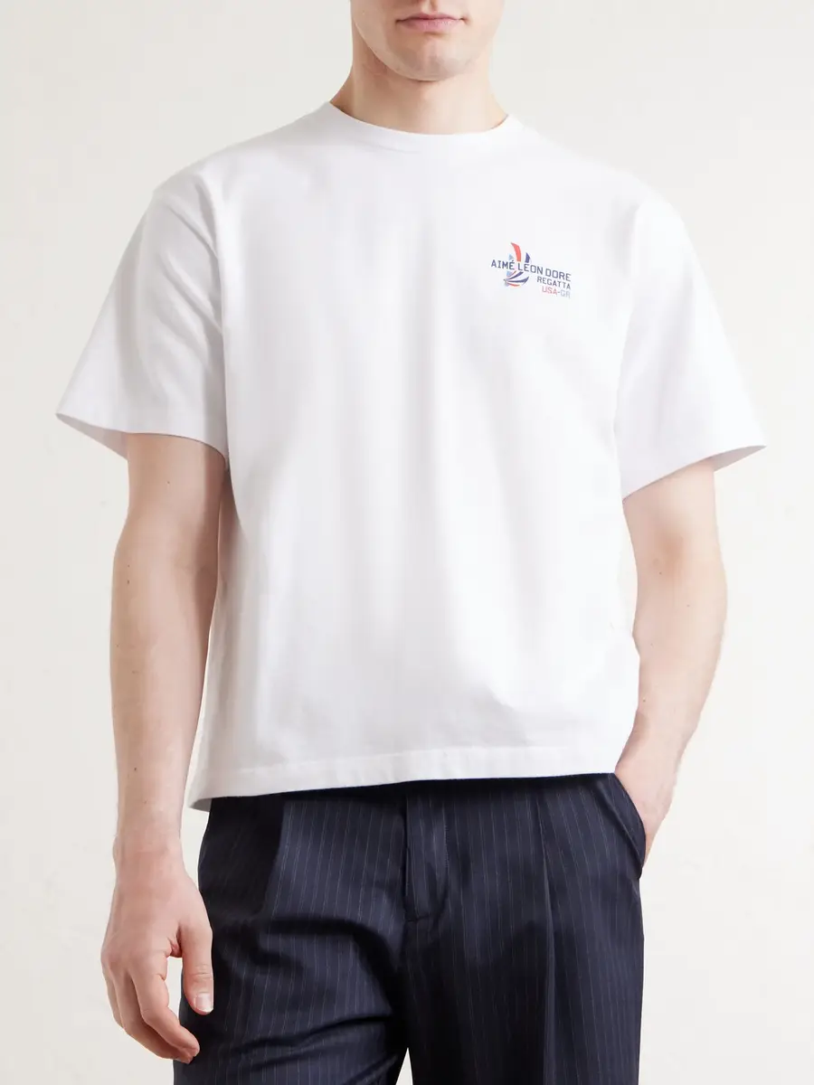 Aimé Leon Dore Logo-Print Cotton-Jersey T-Shirt - Men | Thumbnail 3 Aimé Leon Dore Logo-Print Cotton-Jersey T-Shirt - Men | Thumbnail 3