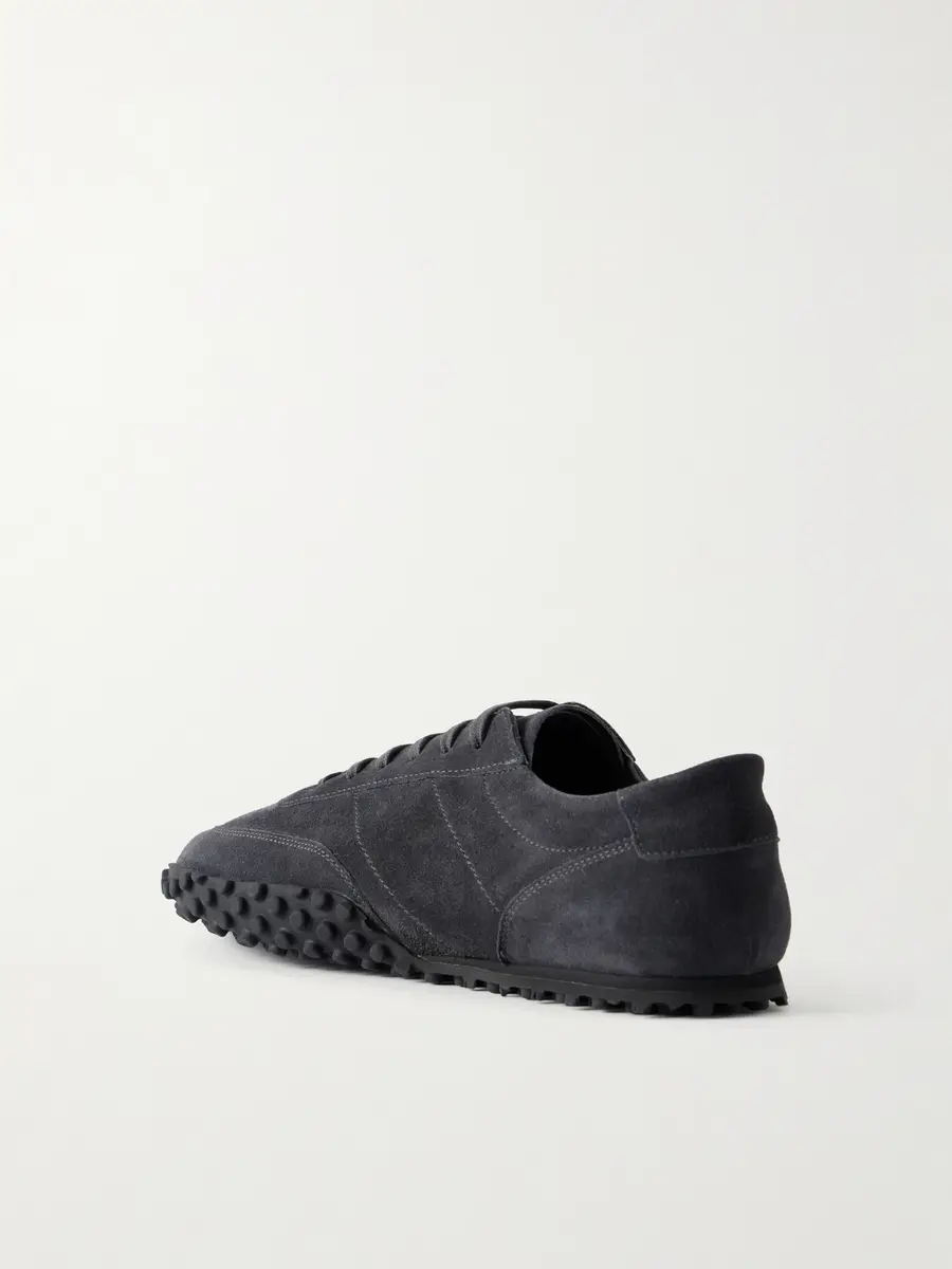 Common Projects Minimal Racer Suede Sneakers - Men | Thumbnail 4