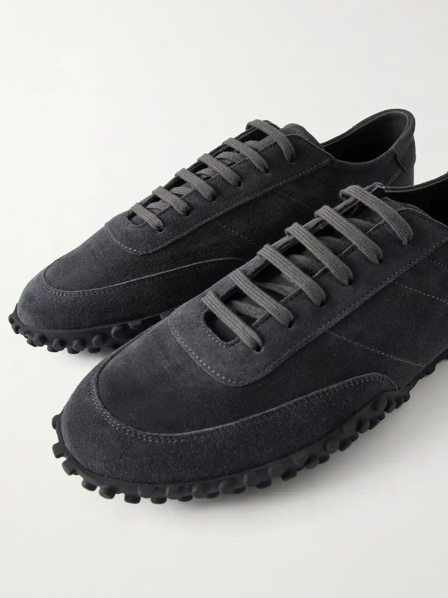 Common Projects Minimal Racer Suede Sneakers - Men | Thumbnail 5