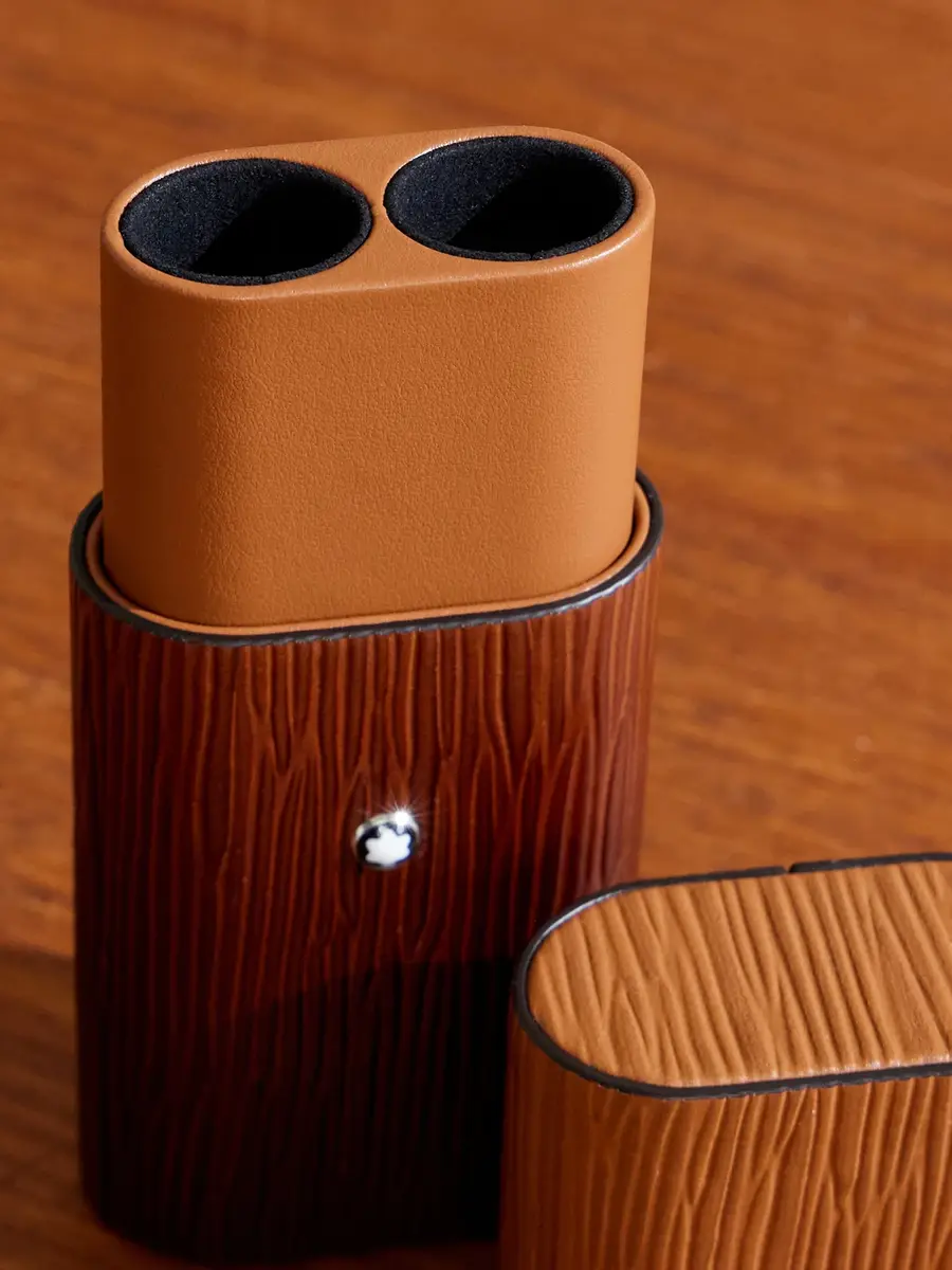 Montblanc 2-Pen Texured-Leather Pouch - Men | Thumbnail 3 Montblanc 2-Pen Texured-Leather Pouch - Men | Thumbnail 3