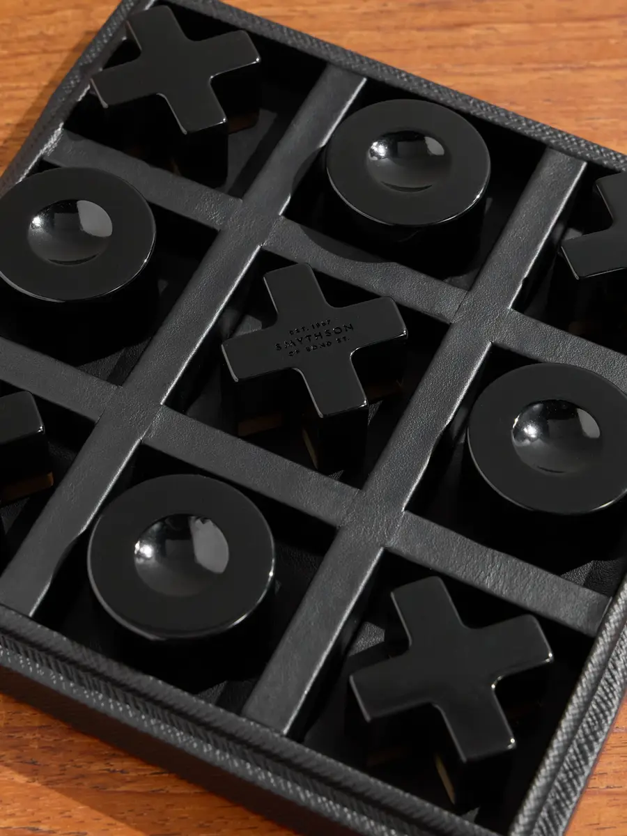 Smythson Textured-Leather Noughts and Crosses Set - Men | Thumbnail 3 Smythson Textured-Leather Noughts and Crosses Set - Men | Thumbnail 3