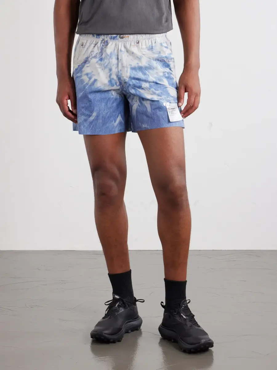 Satisfy Straight-Leg 5" Logo-Appliqu&eacute;d Printed PeaceShell&trade; Shorts - Men | Thumbnail 3