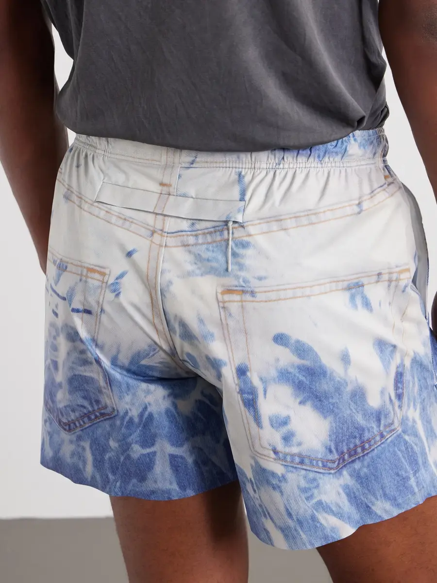 Satisfy Straight-Leg 5" Logo-Appliqu&eacute;d Printed PeaceShell&trade; Shorts - Men | Thumbnail 5
