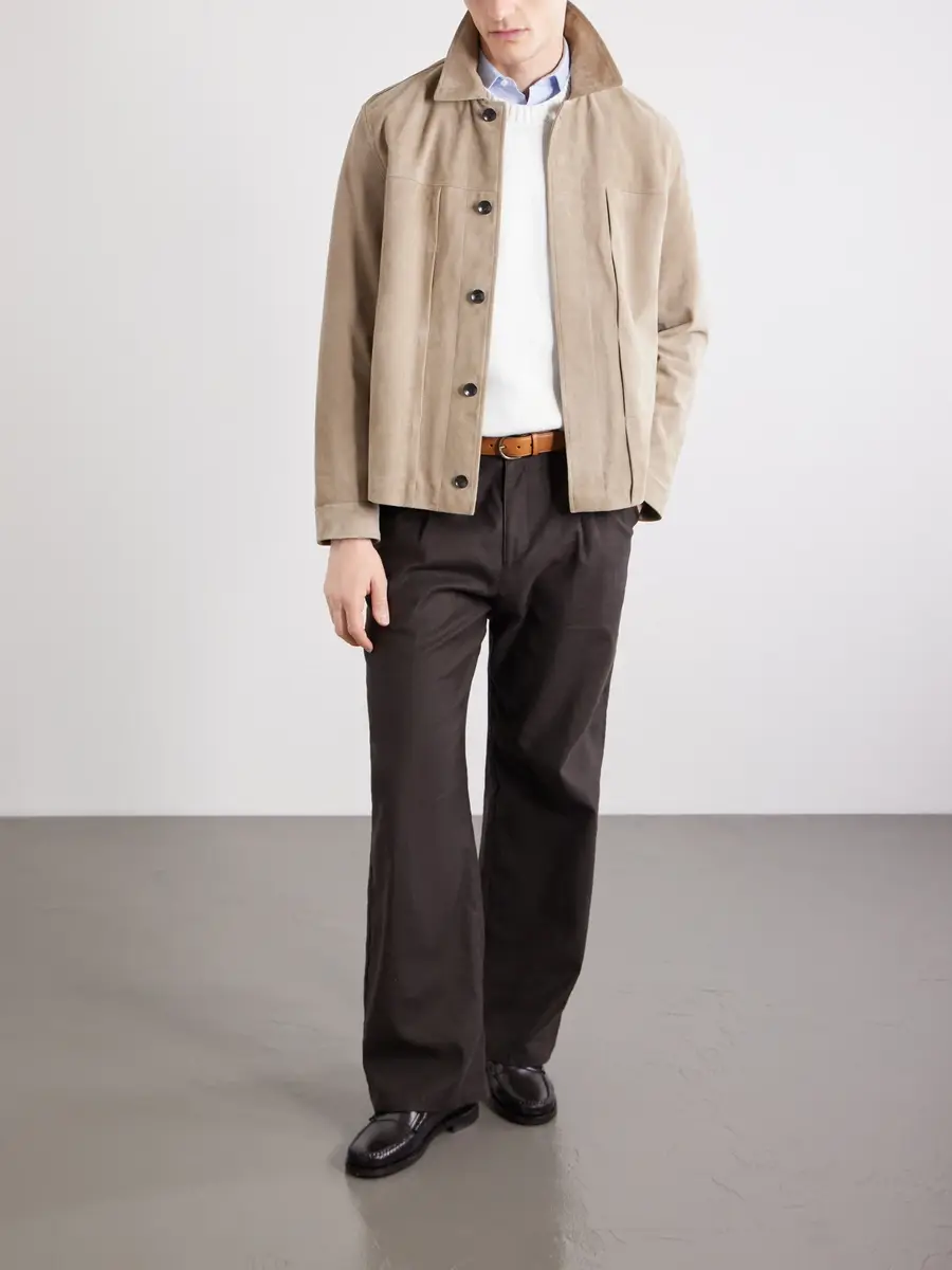 Anderson & Sheppard Cotton Sweater - Men | Thumbnail 2 Anderson & Sheppard Cotton Sweater - Men | Thumbnail 2