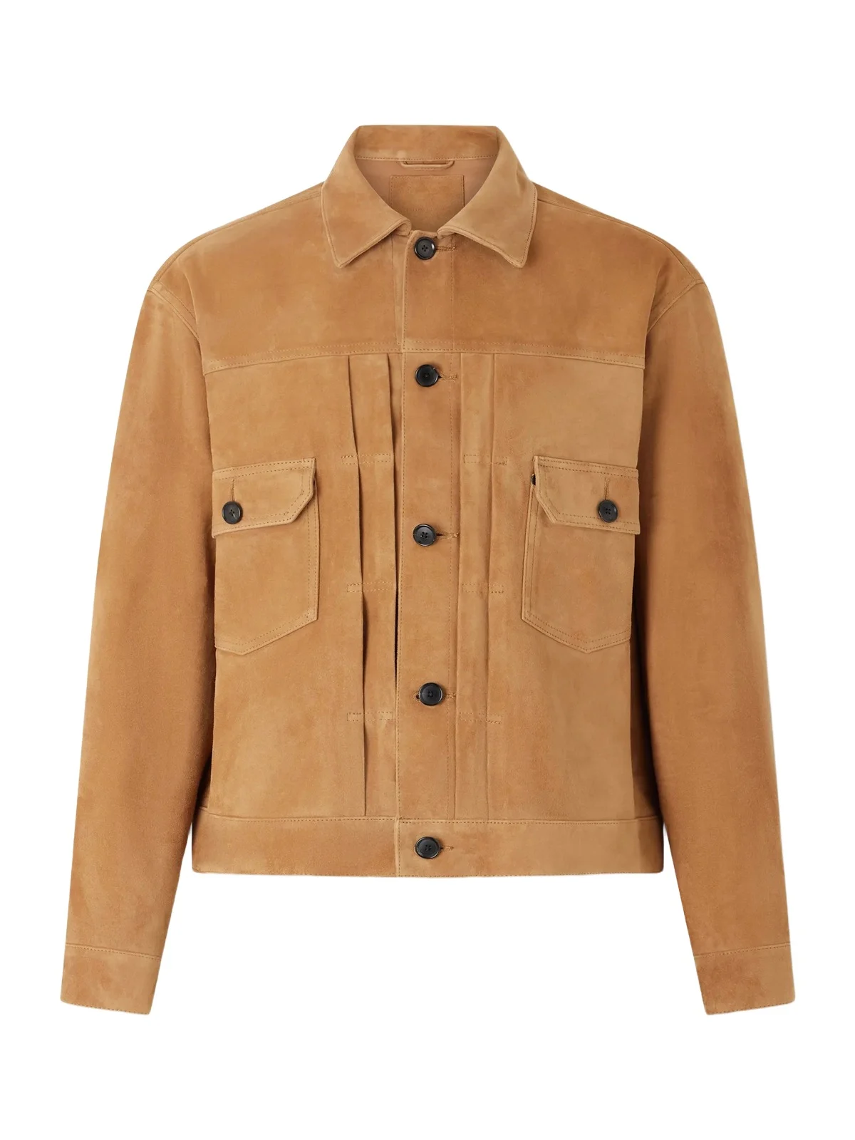 Kaptain Sunshine T-2 Pleated Suede Jacket - Men