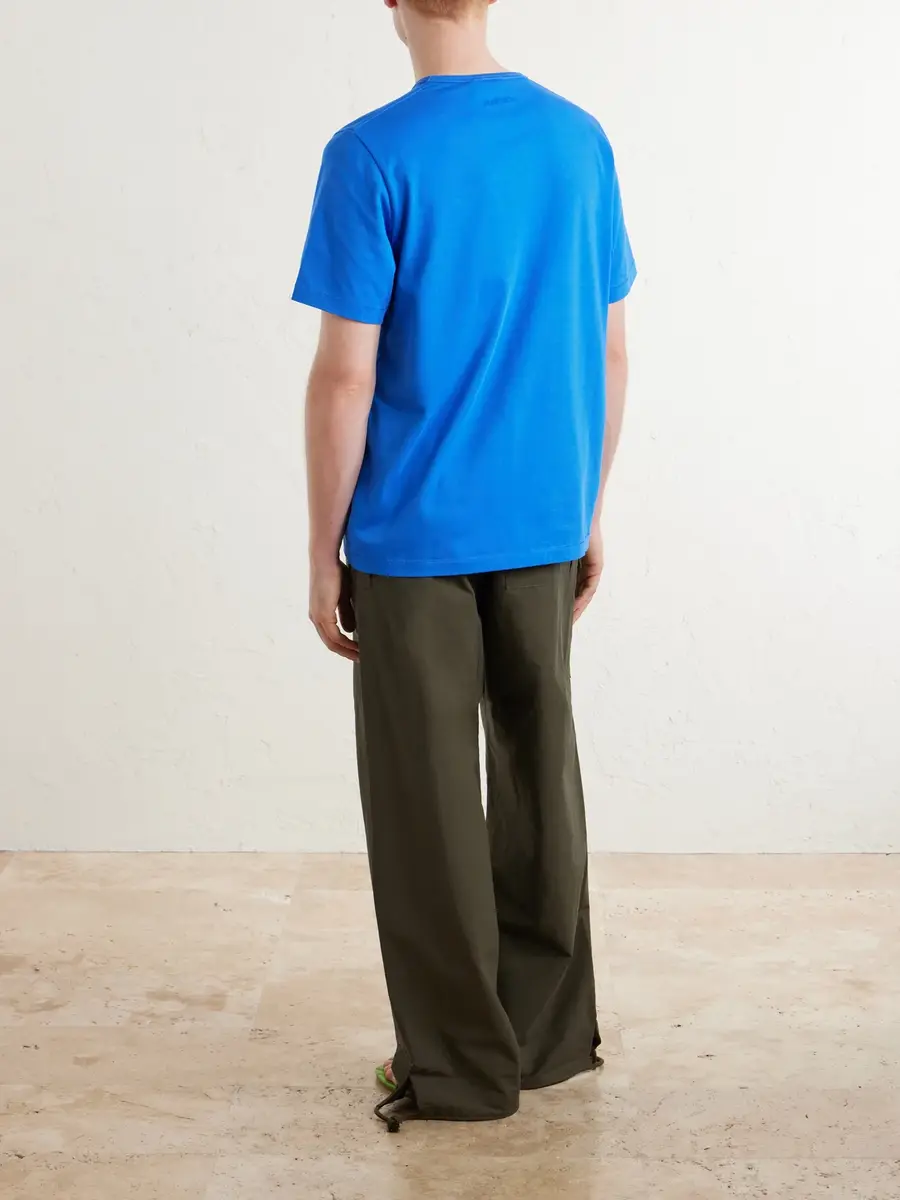JW Anderson Gardener Logo-Embroidered Printed Cotton-Jersey T-Shirt - Men | Thumbnail 4