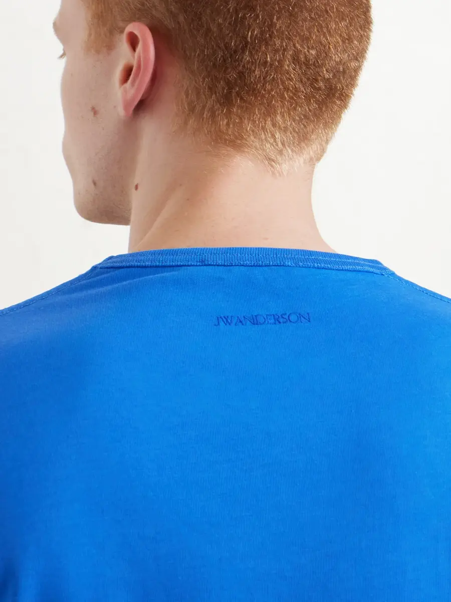 JW Anderson Gardener Logo-Embroidered Printed Cotton-Jersey T-Shirt - Men | Thumbnail 5