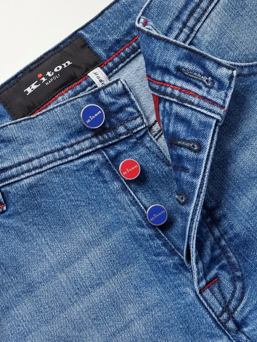Kiton Straight-Leg Jeans - Men | Thumbnail 6 Kiton Straight-Leg Jeans - Men | Thumbnail 6