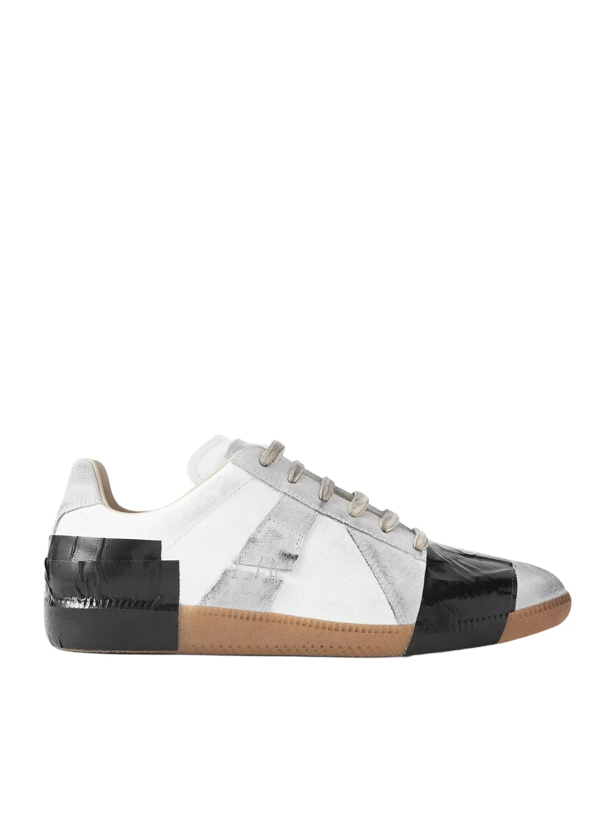 Maison Margiela Replica Leather and Suede Sneakers - Men