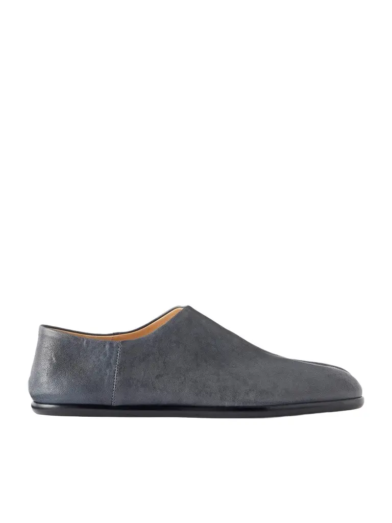 Maison Margiela Tabi Babouche Split-Toe Leather Slip-ons - Men
