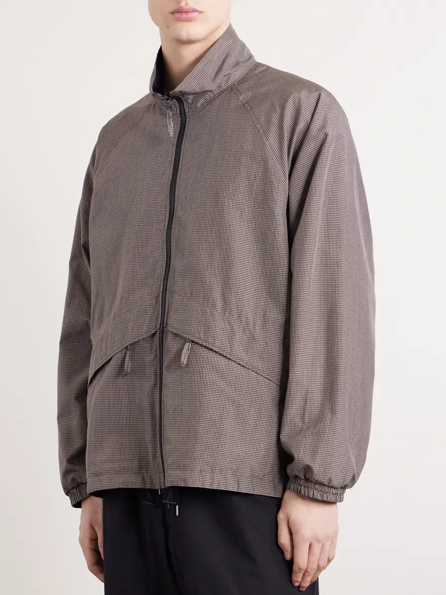 ATON Reversible Checked Silk-Taffeta Jacket - Men | Thumbnail 3 ATON Reversible Checked Silk-Taffeta Jacket - Men | Thumbnail 3