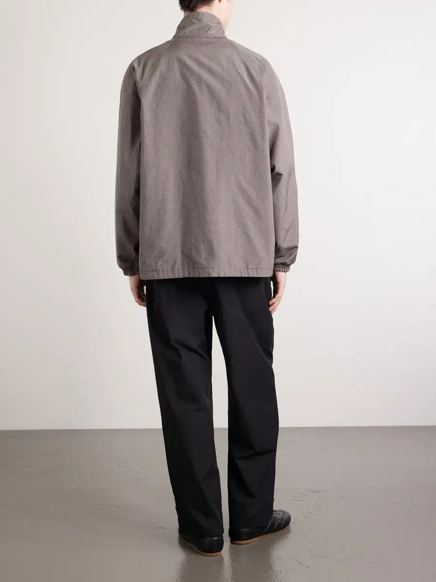 ATON Reversible Checked Silk-Taffeta Jacket - Men | Thumbnail 4 ATON Reversible Checked Silk-Taffeta Jacket - Men | Thumbnail 4