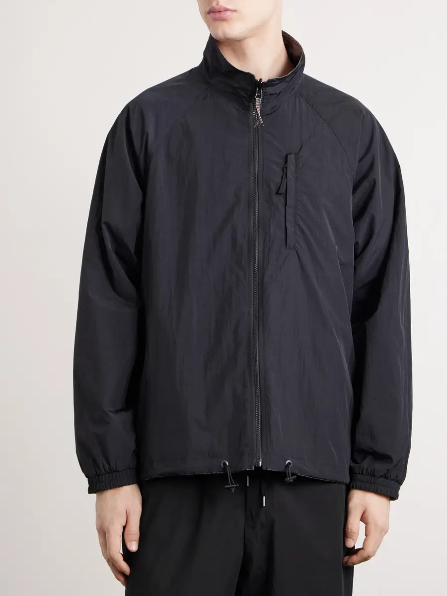 ATON Reversible Checked Silk-Taffeta Jacket - Men | Thumbnail 6 ATON Reversible Checked Silk-Taffeta Jacket - Men | Thumbnail 6
