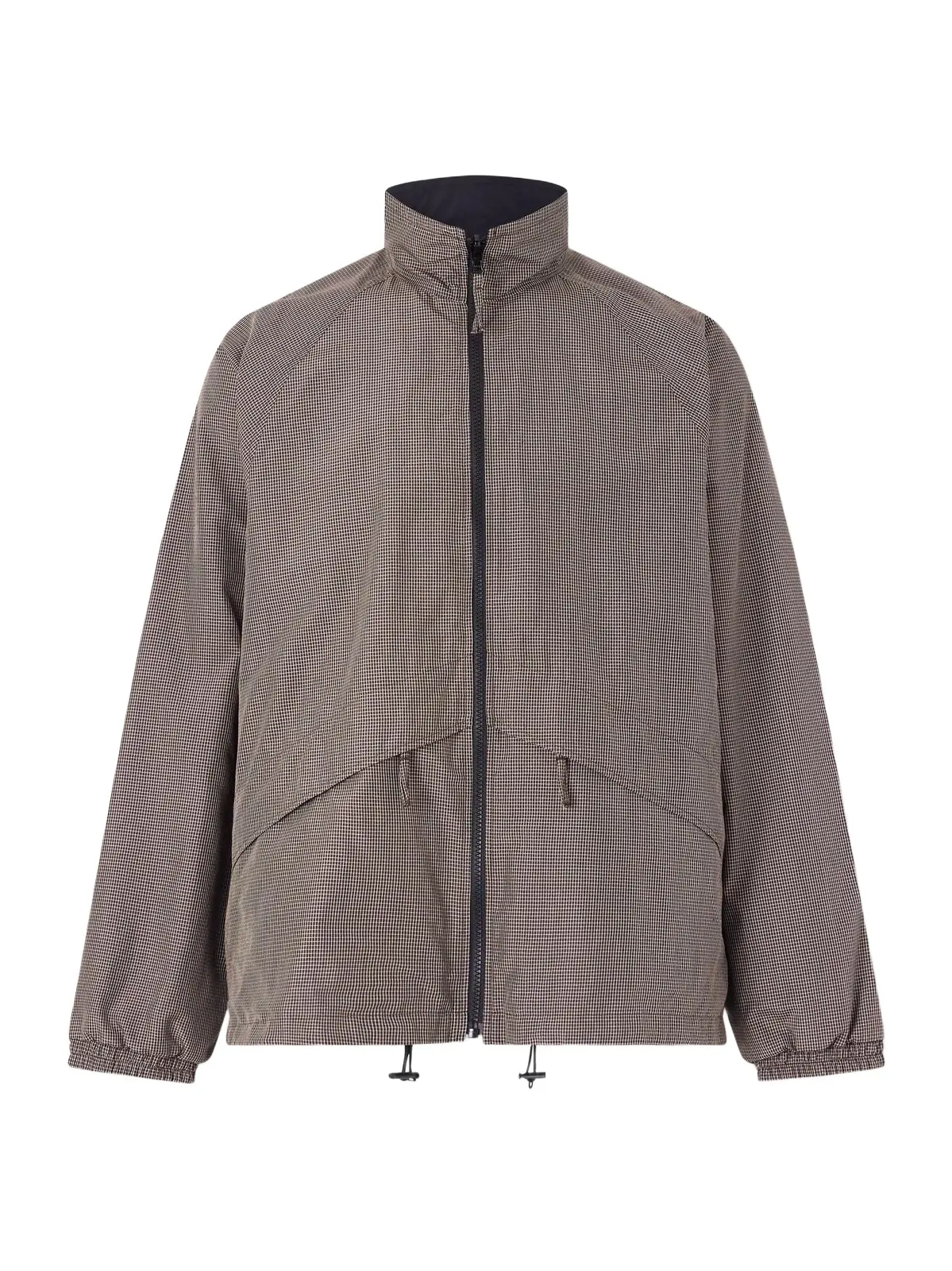 Reversible Checked Silk-Taffeta Jacket - Men