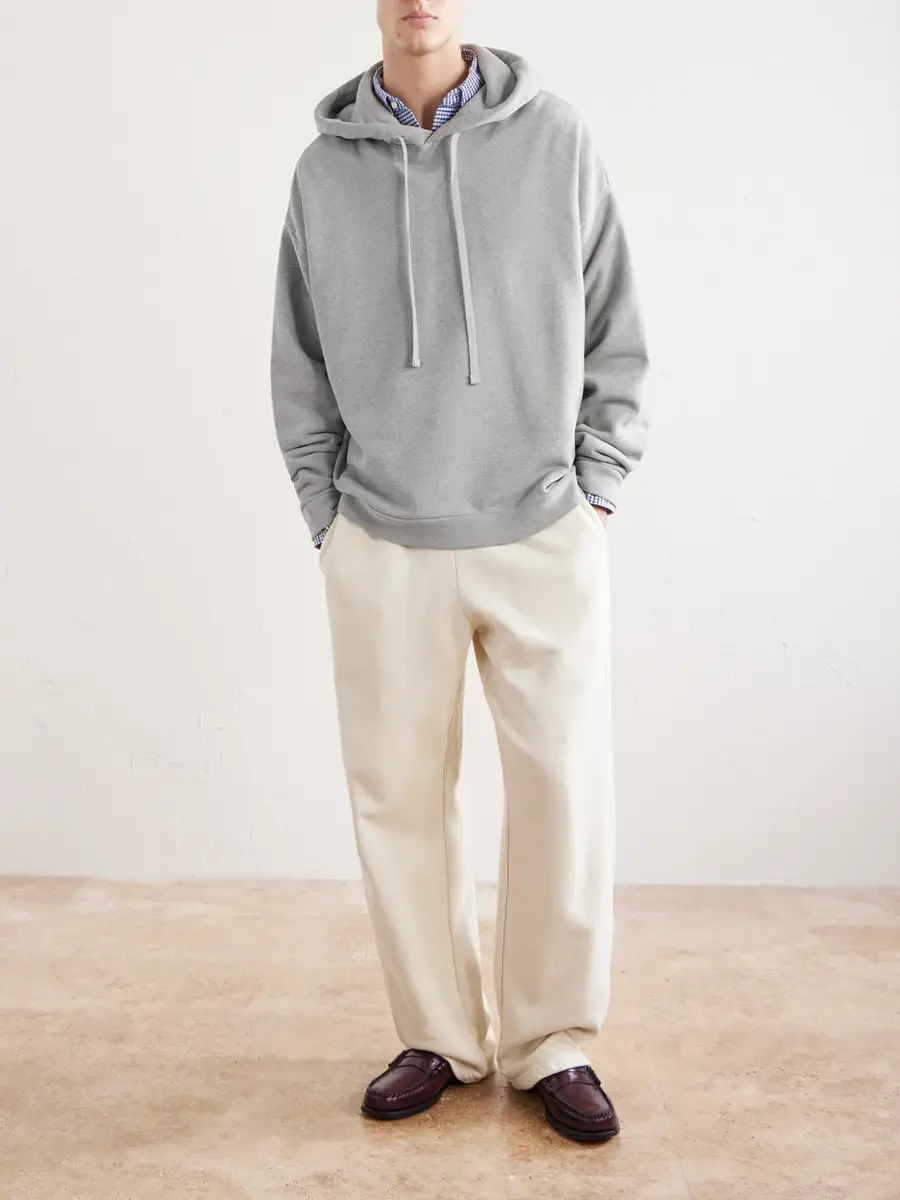 AGOLDE Salford Cotton-Blend Jersey Hoodie - Men | Thumbnail 2