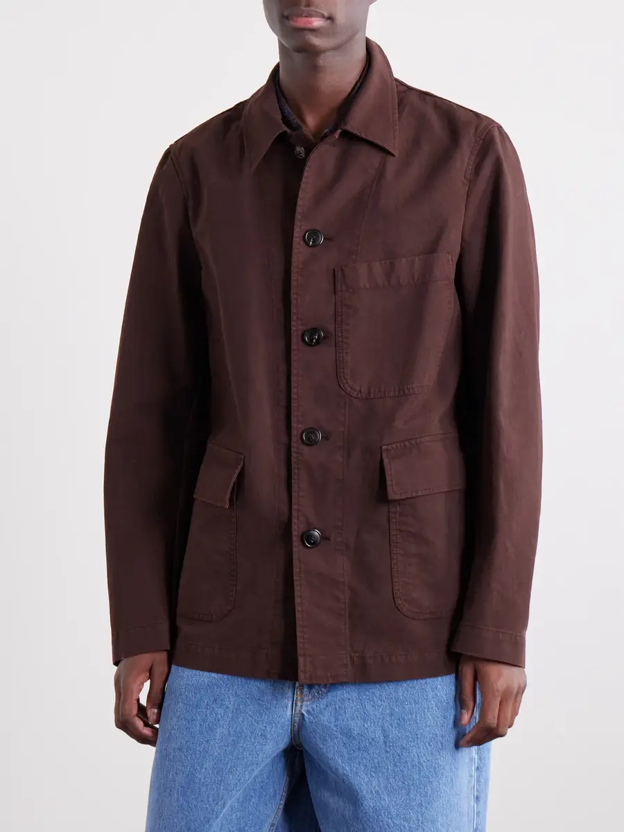 Dries Van Noten Braxton Garment-Dyed Cotton Jacket - Men | Thumbnail 3 Dries Van Noten Braxton Garment-Dyed Cotton Jacket - Men | Thumbnail 3