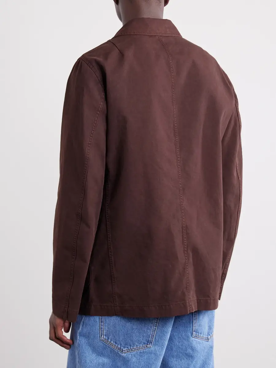Dries Van Noten Braxton Garment-Dyed Cotton Jacket - Men | Thumbnail 4 Dries Van Noten Braxton Garment-Dyed Cotton Jacket - Men | Thumbnail 4