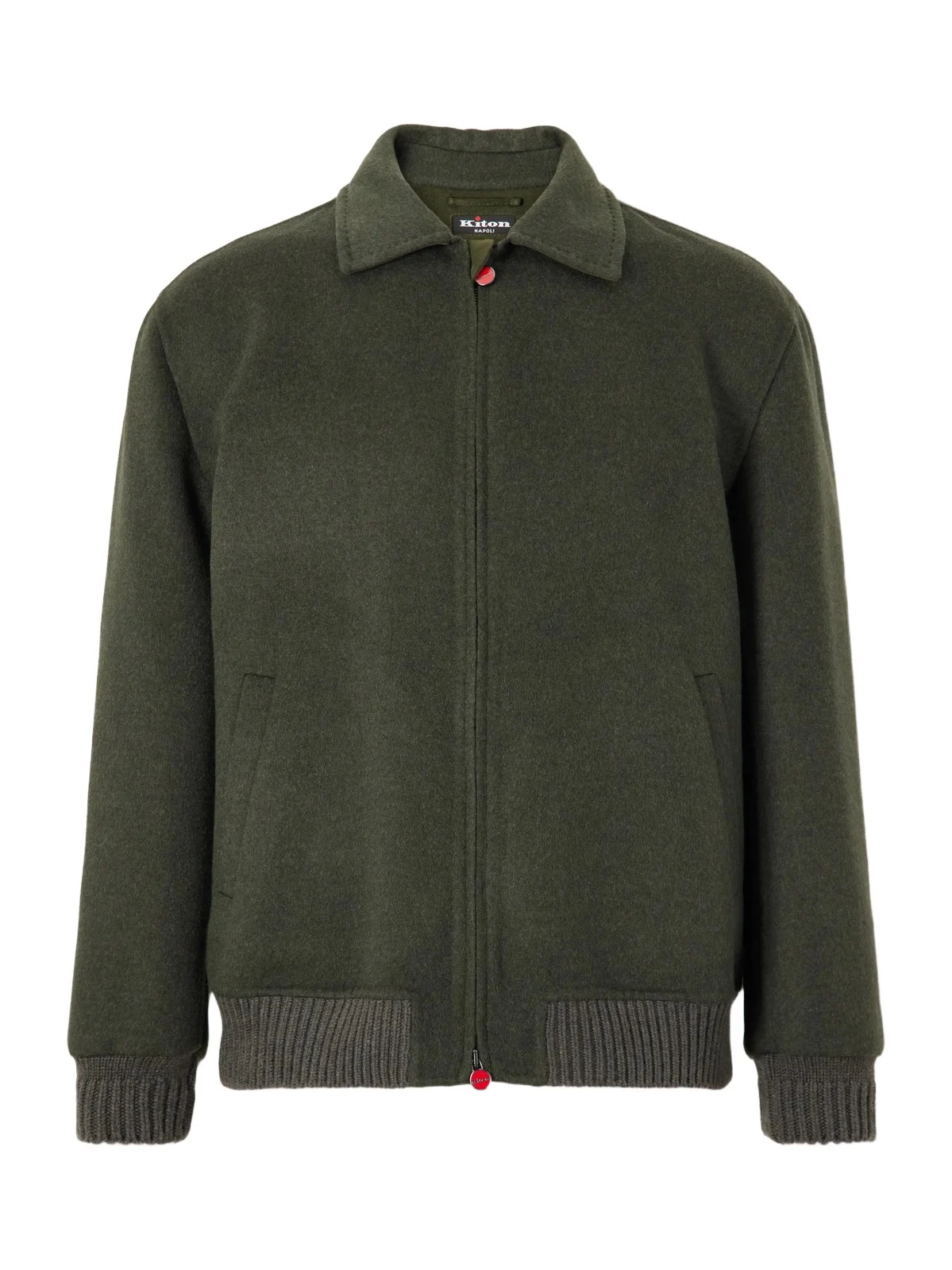 Brushed Wool and Cashmere-Blend Blouson Jacket - Men Brushed Wool and Cashmere-Blend Blouson Jacket - Men
