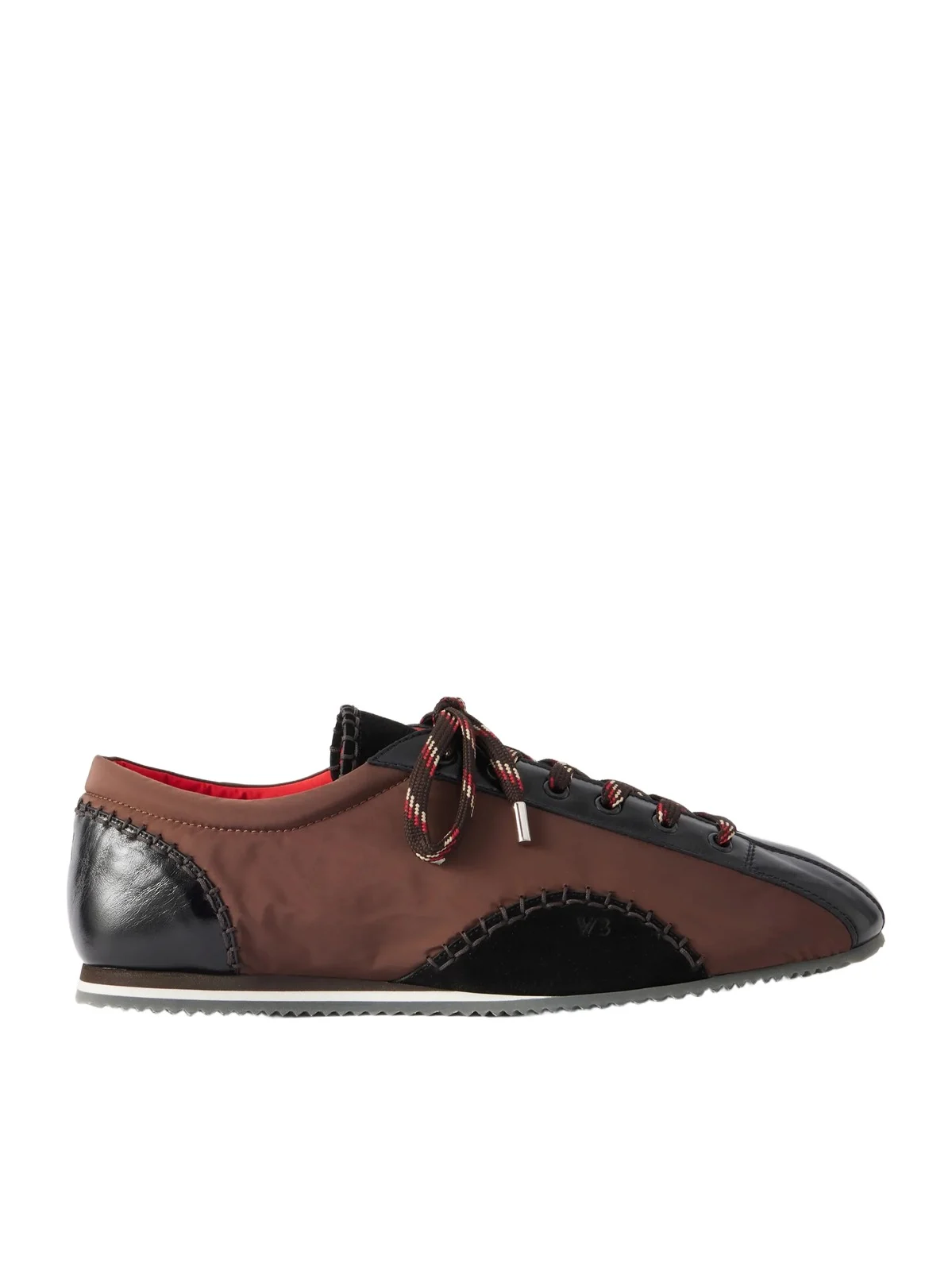 Paris Trainer Leather-trimmed Shell Sneakers - Men