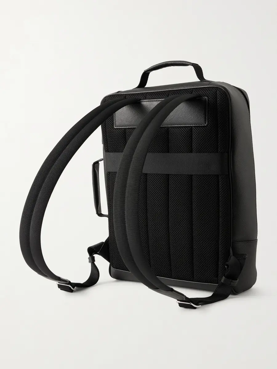 Montblanc Companion Cross-Grain Leather Backpack - Men | Thumbnail 4 Montblanc Companion Cross-Grain Leather Backpack - Men | Thumbnail 4