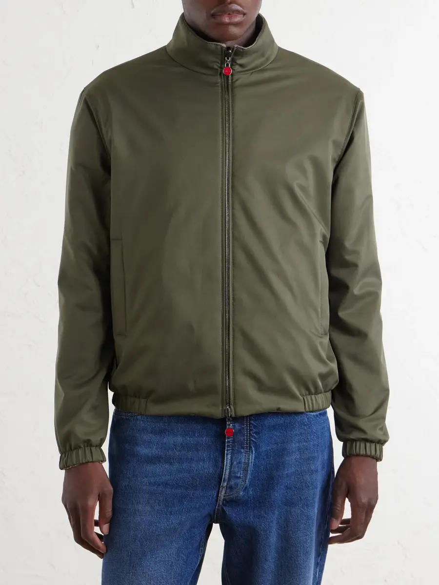 Kiton Reversible Shell Bomber Jacket - Men | Thumbnail 3 Kiton Reversible Shell Bomber Jacket - Men | Thumbnail 3