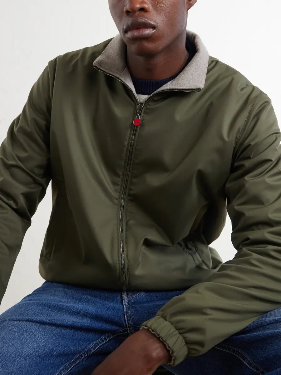 Kiton Reversible Shell Bomber Jacket - Men | Thumbnail 5 Kiton Reversible Shell Bomber Jacket - Men | Thumbnail 5