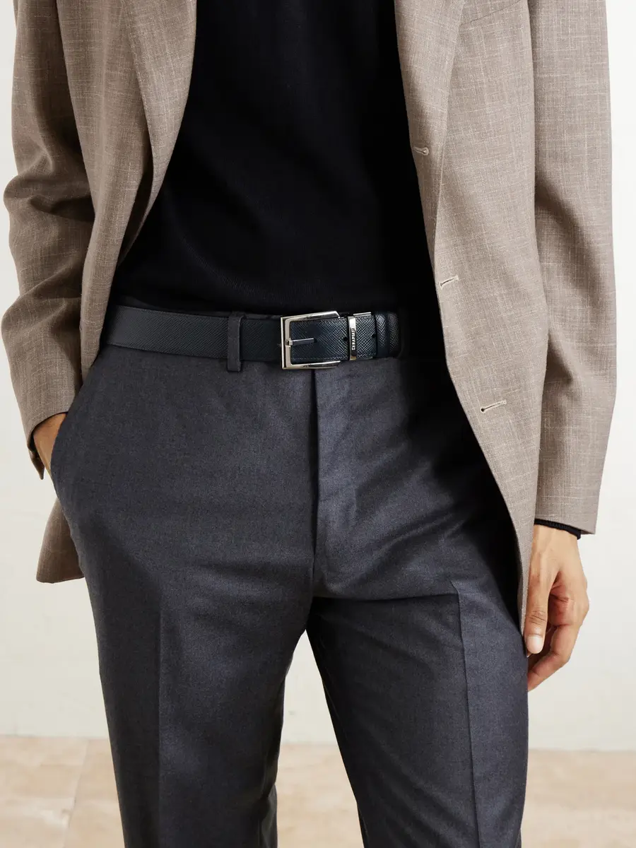 Serapian 2.5 cm Leather Belt - Men | Thumbnail 3 Serapian 2.5 cm Leather Belt - Men | Thumbnail 3
