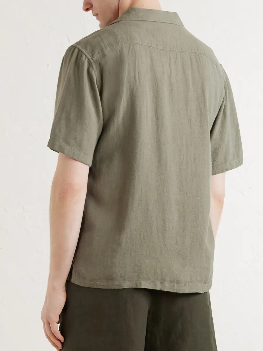 Aimé Leon Dore Embroidered Linen-Blend Shirt - Men | Thumbnail 3 Aimé Leon Dore Embroidered Linen-Blend Shirt - Men | Thumbnail 3