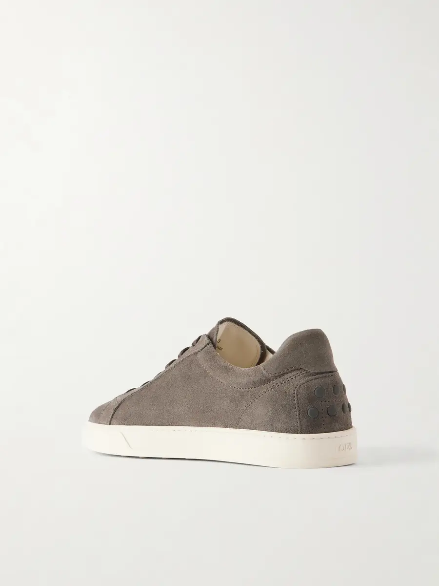 Tod's Panelled Rubber-Trimmed Suede Sneakers - Men | Thumbnail 4 Tod's Panelled Rubber-Trimmed Suede Sneakers - Men | Thumbnail 4