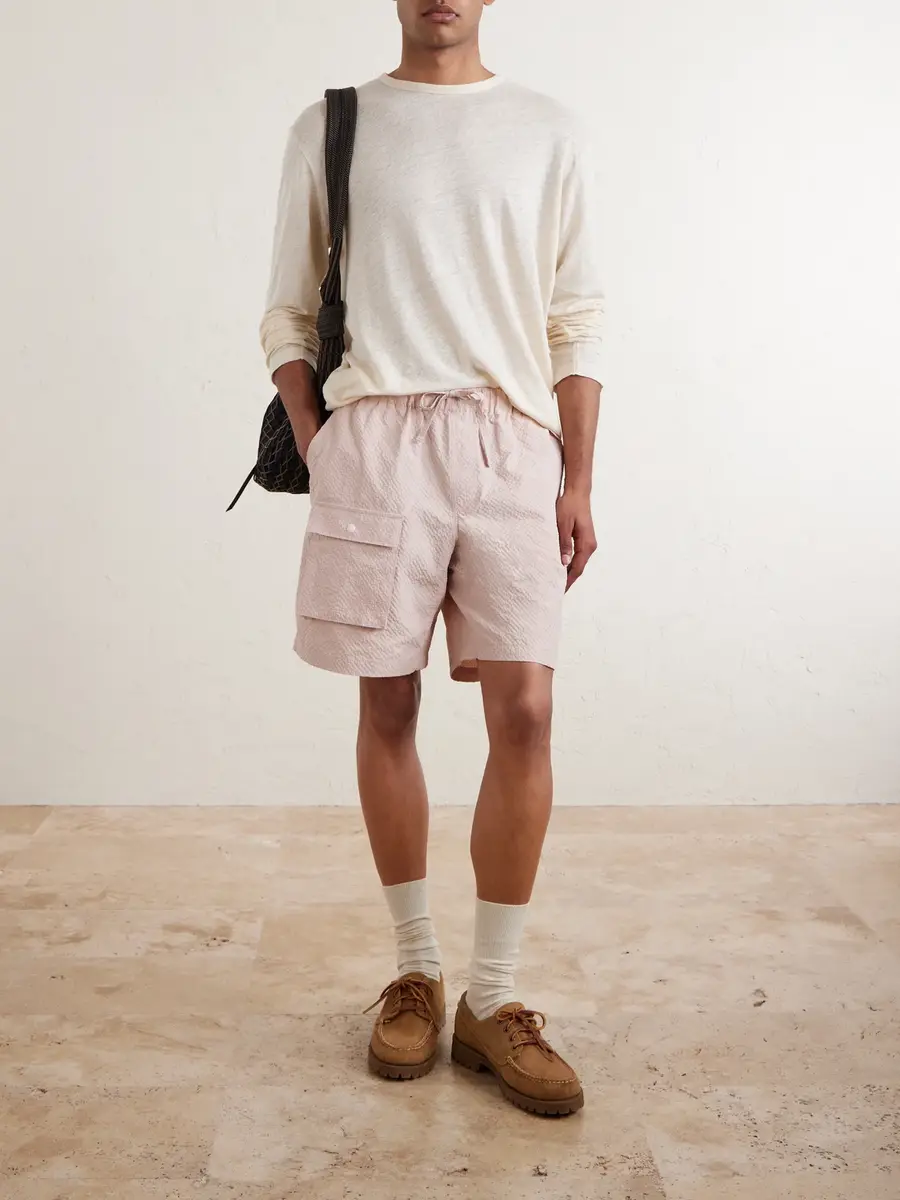 FrizmWORKS Straight-Leg Seersucker Shorts - Men | Thumbnail 2 FrizmWORKS Straight-Leg Seersucker Shorts - Men | Thumbnail 2