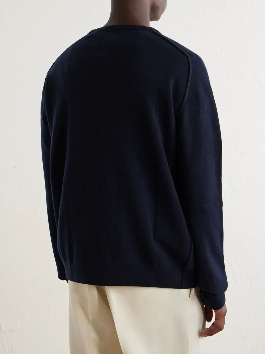 Maison Margiela Knitted Wool Sweater - Men | Thumbnail 4 Maison Margiela Knitted Wool Sweater - Men | Thumbnail 4